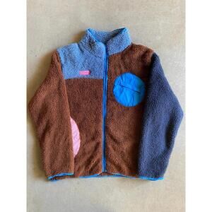 Kidsuper Studios Multicolor Fleece Jacket Sz XL
